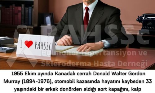 Akciğer Naklinin Tarihçesi -3.4- Gordon Murray, Gordon Murray, ilk Başarılı Kalp Kapakçığı Nakli - 2025.10.10