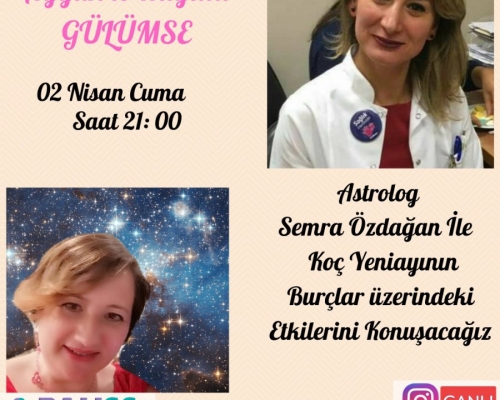 Aygün'le Hayata Gülümse -1- Astrolog Semra ÖZDOĞAN ile Nisan Ayında Koç Yeniayının Burçlara Etkileri - 2021.04.02