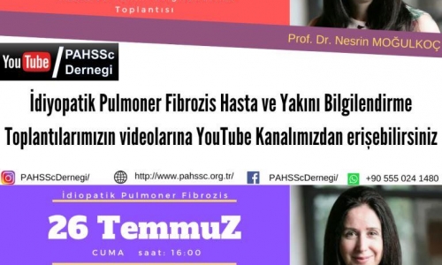 Prof. Dr. Nesrin MOĞULKOÇ önderliğinde Türkiye'nin ilk IPF-HYBT'larına ait videolar artık YouTube Kanalımızda - 2021.04.08