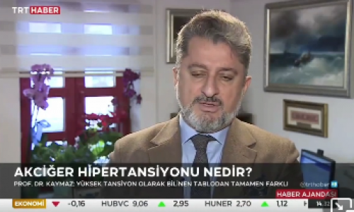TRT Haber - Prof. Dr. Cihangir Kaymaz - Pulmoner Arteriyel Hipertansiyon Nedir ve Pahta gebelik - 2022.03.23