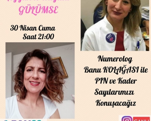 Aygün'le Hayata Gülümse -3- Numerolog Banu KOLAĞASI ile PIN kodu ve Kader Sayımız - 2021.04.30