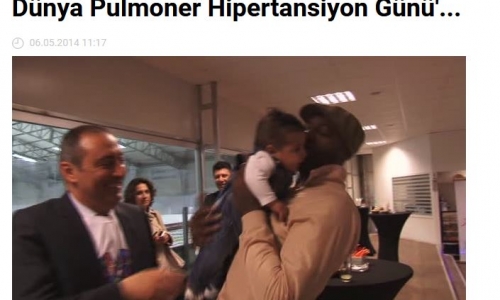 Pascal Nouma, Pulmoner Hipertansiyon Derneği'nin, '5 Mayıs Dünya Pulmoner Hipertansiyon Günü' - 2014.05.06