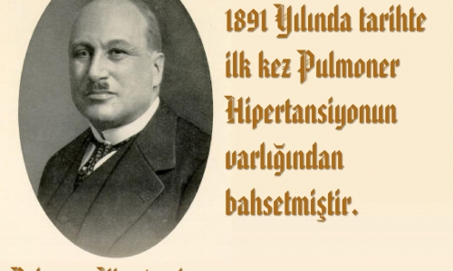 Pulmoner Hipertansiyonun babası Dr. Ernst Van Romberg'i doğum gününde anıyoruz - 2021.11.05