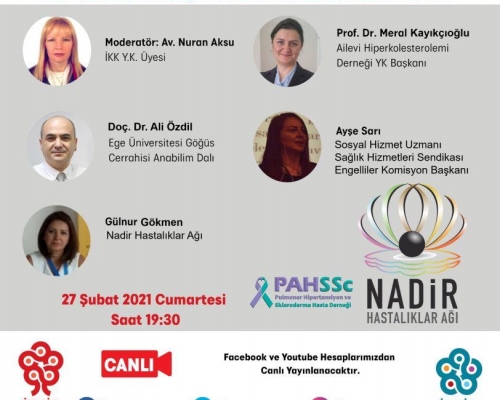 İzmir Kent Konseyi Dünya Nadir Hastalıklar Günü Etkinliği - 2021.02.27