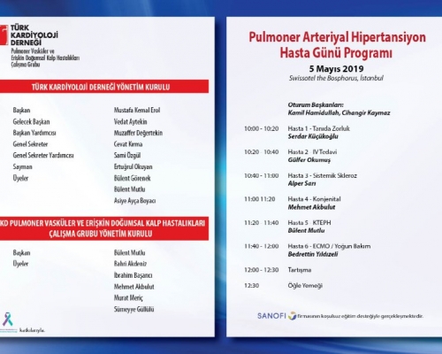 Nefese paha biçilmez - İstanbul - Pulmoner Arteriyal Hipertansiyon Hasta Günü Programı - 2019.05.05