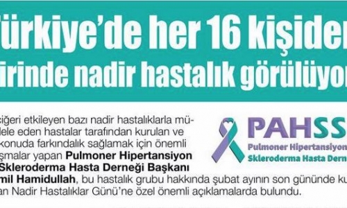 Türkiye'de her 16 kişiden birinde nadir hastalık görülüyor - Hürriyet - 2021.02.28