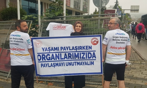 Bugün 43. İstanbul Maratonu'nda Organ Bağışı için koştuk. "Bağış"la Türkiyem dedik - 2021.11.07