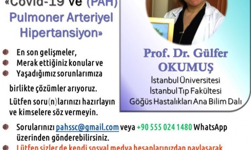 Prof. Dr. Nigar Gülfer OKUMUŞ ile Covid_19 ve PAH (Pulmoner Arteriyel Hipertansiyon) - 2020.05.01