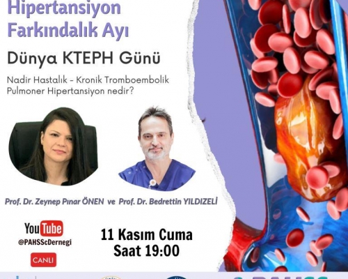 Dr. Zeynep Pınar ÖNEN ve Dr. Bedrettin YILDIZELİ ile Nadir Hastalık - Kronik Tromboembolik Pulmoner Hipertansiyon (KTEPH) nedir? - 2022.11.11