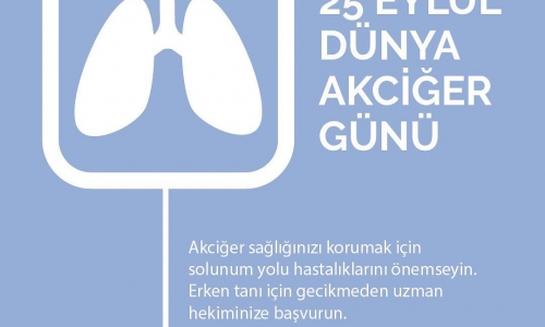 25 Eylül Dünya Akciğer Günü - 2022.09.25