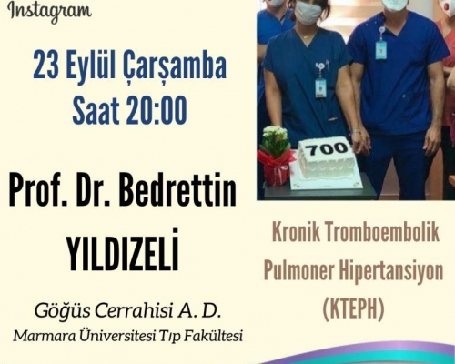 Prof. Dr. Bedrettin YILDIZELİ ile Kronik Tromboembolik Pulmoner Hipertansiyon (KTEPH) - 2020.09.23