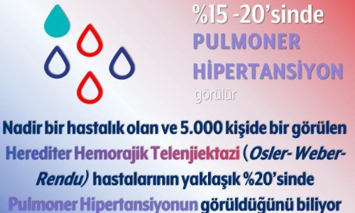 23 Haziran Herediter Hemorajik Telenjiektazi (HHT) ya da Osler-Weber-Rendu Hastalığı Farkındalık Günü - 2022.06.23