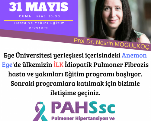 Türkiye'nin İLK İdiyopatik Pulmoner Fibrozis hasta ve yakınları eğitim programı - 2019.05.31