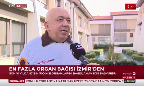 TRT Haber - İzmir İl Sağlık Müdürlüğü - PAHSSc - Organ Bağışı için Farkındalık Projesi - 2024.01.21