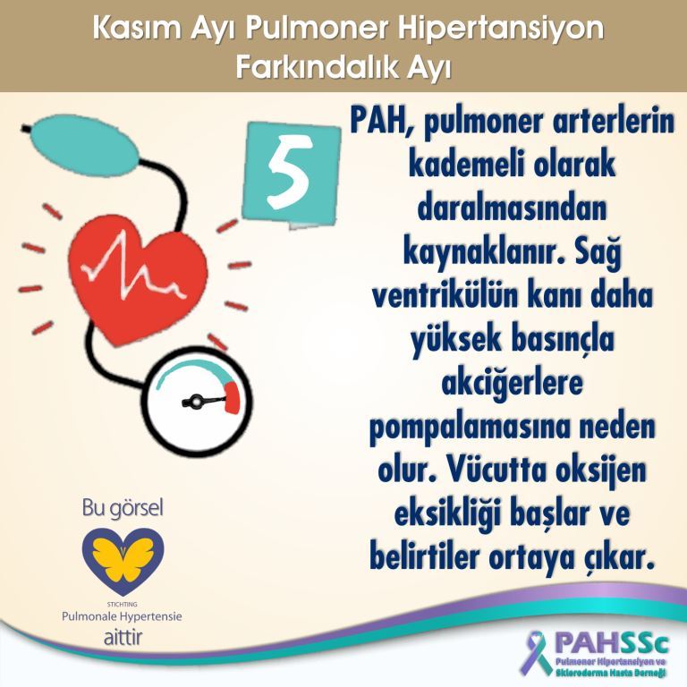 Kasım Ayı Pulmoner Hipertansiyon Farkındalık Ayı