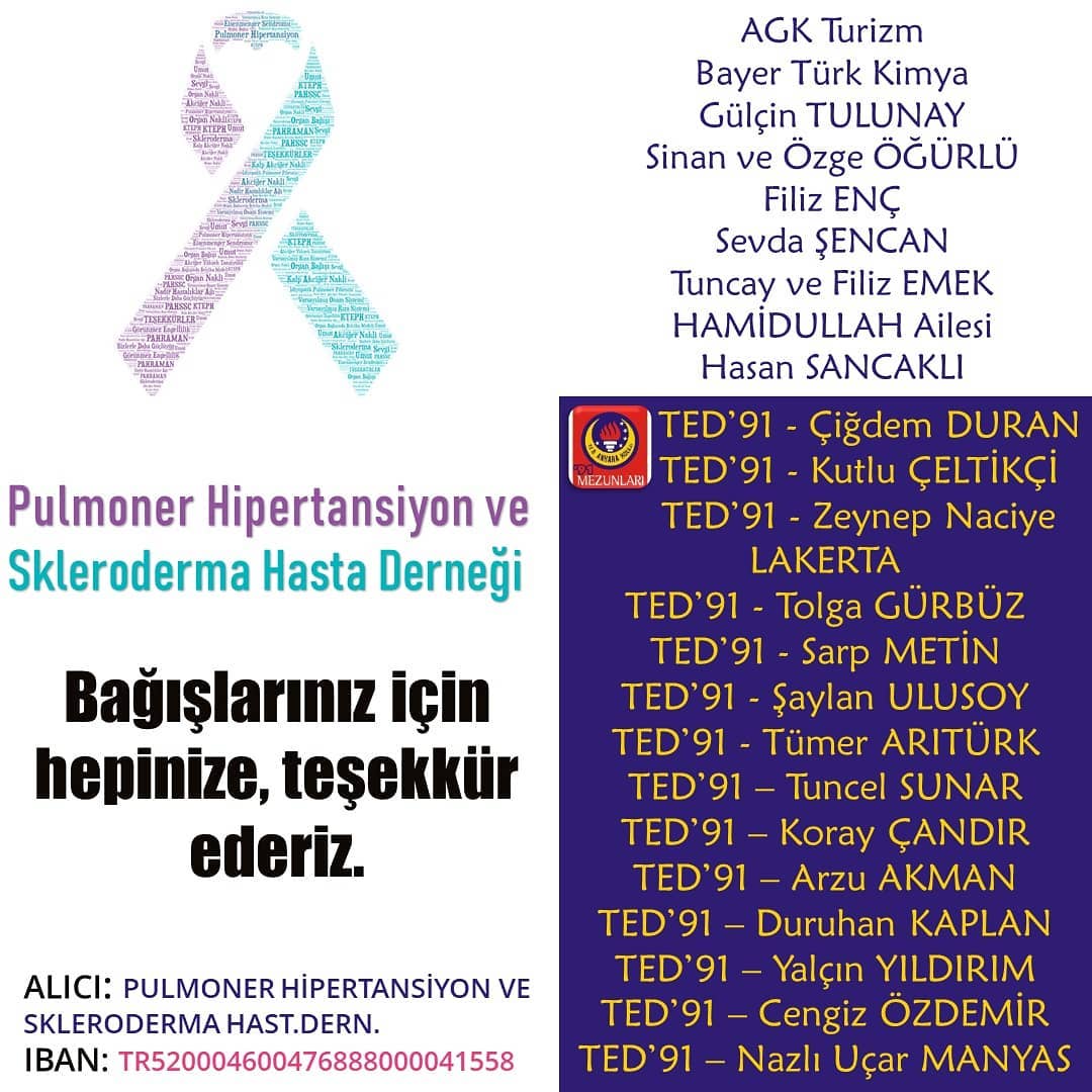 Bağışçılarımıza teşekkürler